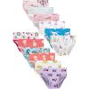 Family Feeling Little Girl Underwear Toddler Panties Big Kids Undies Soft 100% Cotton(Zh1520-12 Pack)