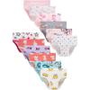 Family Feeling Little Girl Underwear Toddler Panties Big Kids Undies Soft 100% Cotton(Zh17-20-12 Pack)