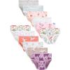 Family Feeling Little Girl Underwear Toddler Panties Big Kids Undies Soft 100% Cotton(Zh23-28-12 Pack)