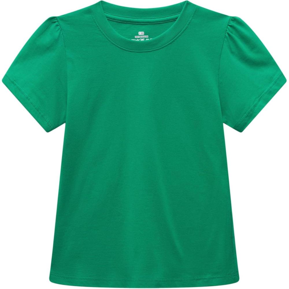 imageFamily Feeling Girl Tshirts Short Sleeve Crewneck Kids TShirts Top TeeGreen