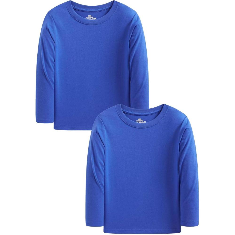 imageFamily Feeling Kids Long Sleeve Crewneck Boys Tee TShirtBlue