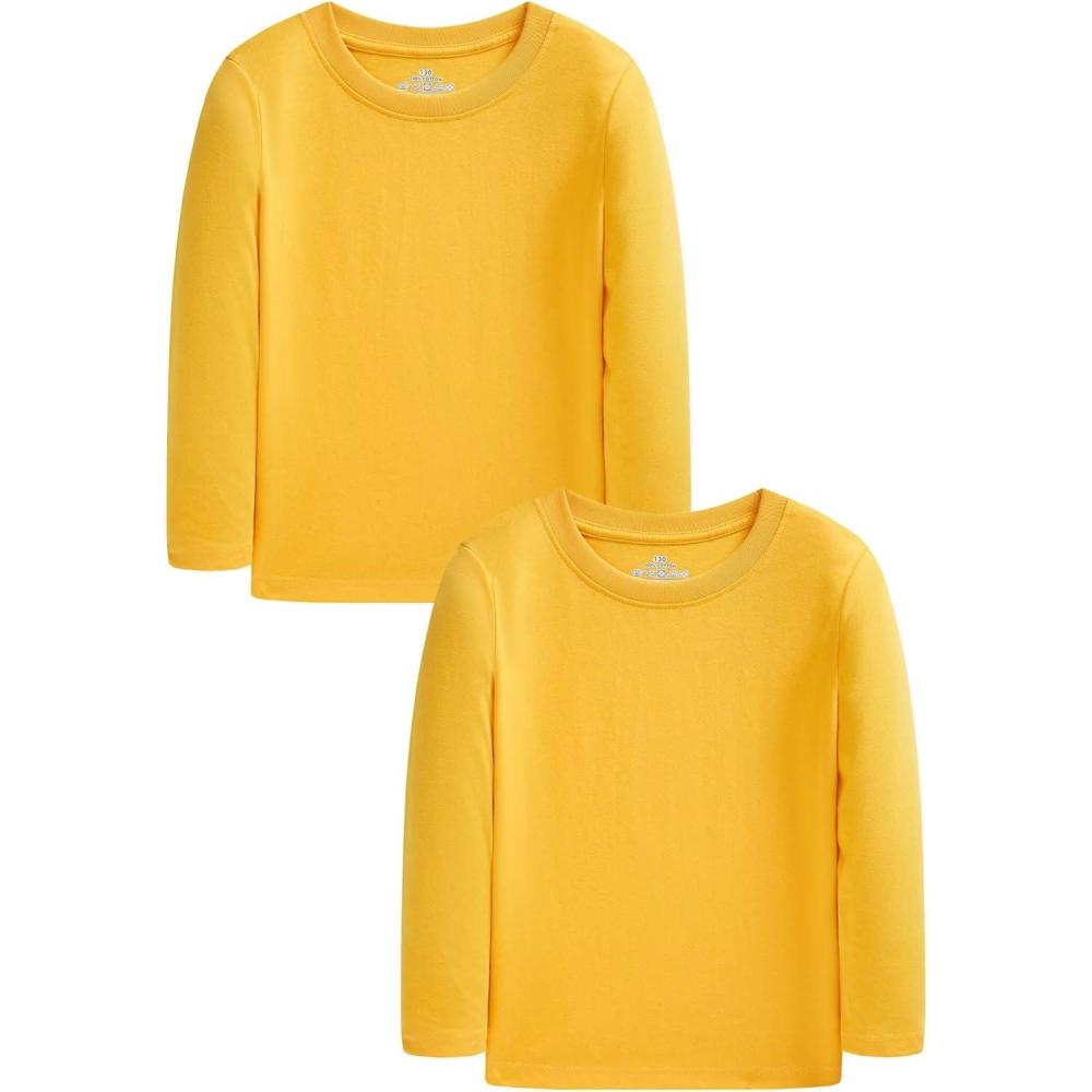 imageFamily Feeling Kids Long Sleeve Crewneck Boys Tee TShirtYellow