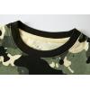 Family Feeling Boys Short Sleeve Summer Crewneck Kids T-Shirts One Piece Girls Tee(Camo Green)