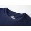Family Feeling Boys Short Sleeve Summer Crewneck Kids T-Shirts One Piece Girls Tee(Navy)