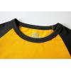 Family Feeling Boys Short Sleeve Summer Crewneck Kids T-Shirts One Piece Girls Tee(Raglan/Yellow)