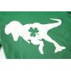 Family Feeling Boys Short Sleeve Summer Crewneck Kids T-Shirts One Piece Girls Tee(St. Patrick’s Dino-short)