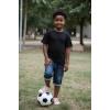 Family Feeling Boys Short Sleeve Summer Crewneck Kids T-Shirts Top Girls 2-Piece Tee(Black)