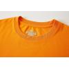 Family Feeling Boys Short Sleeve Summer Crewneck Kids T-Shirts Top Girls 2-Piece Tee(Orange)