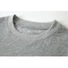 Family Feeling Girl Tshirts Short Sleeve Crewneck Kids T-Shirts Top Tee(Grey)