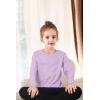 Family Feeling Kids’ Long Sleeve Crewneck Boys Tee T-Shirt(Purple)