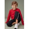 Family Feeling Kids’ Long Sleeve Crewneck Boys Tee T-Shirt(Red)