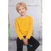Family Feeling Kids’ Long Sleeve Crewneck Boys Tee T-Shirt(Yellow)