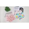 Family Feeling Soft Cotton Girls’ Boyshort Panties Brief Underwear(6 Pack -Pattern Printing)