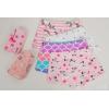 Family Feeling Soft Cotton Girls’ Boyshort Panties Brief Underwear(6 Pack -Pattern Printing/Love)