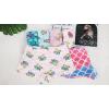 Family Feeling Soft Cotton Girls’ Boyshort Panties Brief Underwear(6 Pack -Pattern Printing/Mermaid/Fish)