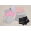 Family Feeling Soft Cotton Girls’ Boyshort Panties Brief Underwear(6 Pack -Polka Dot)
