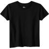 Family Feeling Boys Short Sleeve Summer Crewneck Kids T-Shirts One Piece Girls Tee(Black)