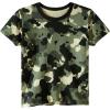 Family Feeling Boys Short Sleeve Summer Crewneck Kids T-Shirts One Piece Girls Tee(Camo Green)