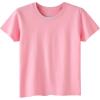 Family Feeling Boys Short Sleeve Summer Crewneck Kids T-Shirts One Piece Girls Tee(Pink)