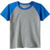 Family Feeling Boys Short Sleeve Summer Crewneck Kids T-Shirts One Piece Girls Tee(Raglan/Grey)
