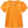 Family Feeling Girl Tshirts Short Sleeve Crewneck Kids T-Shirts Top Tee(Orange)