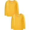 Family Feeling Kids’ Long Sleeve Crewneck Boys Tee T-Shirt(Yellow)