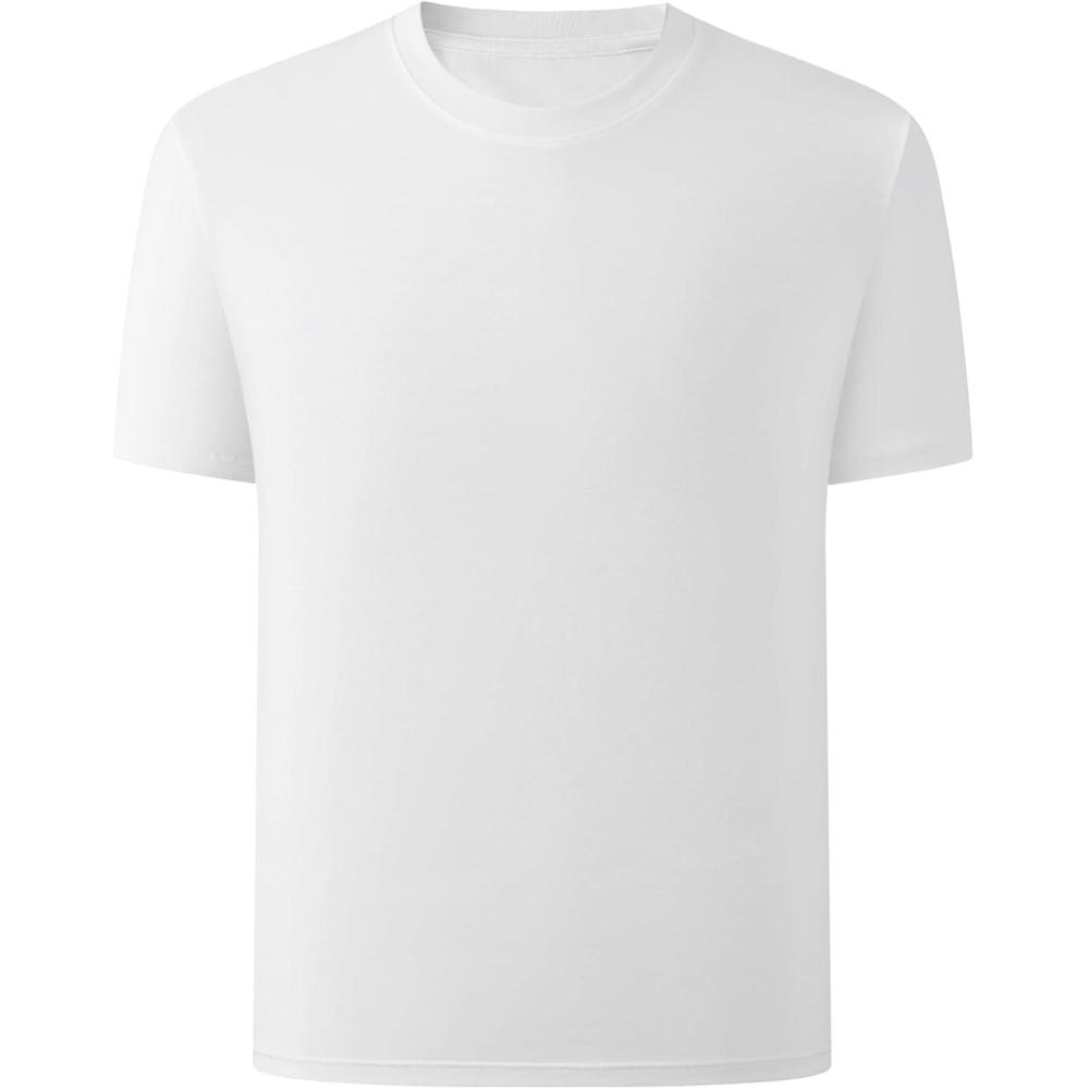 imageFamily Feeling Boys Short Sleeve Summer Crewneck Kids TShirts Top Girls TeeWhite