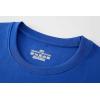Family Feeling Boys Short Sleeve Summer Crewneck Kids T-Shirts Top Girls Tee(Blue)