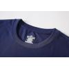Family Feeling Boys Short Sleeve Summer Crewneck Kids T-Shirts Top Girls Tee(Navy)