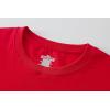 Family Feeling Kids Long Sleeve Crewneck Tshirt Boys Plain T-Shirt(Red)