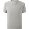 Family Feeling Boys Short Sleeve Summer Crewneck Kids T-Shirts Top Girls Tee(Grey)