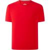 Family Feeling Boys Short Sleeve Summer Crewneck Kids T-Shirts Top Girls Tee(Red)