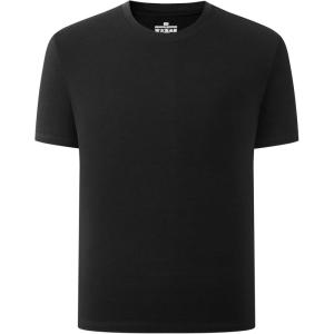 Family Feeling Boys Short Sleeve Summer Crewneck Kids T-Shirts Top Girls Tee(Black)