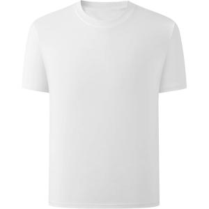 Family Feeling Boys Short Sleeve Summer Crewneck Kids T-Shirts Top Girls Tee(White)