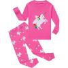 Family Feeling Kids & Toddler Girls Boys Pajamas 2 Piece Pjs Set 100% Cotton Sleepwear(Unicorn/9297)