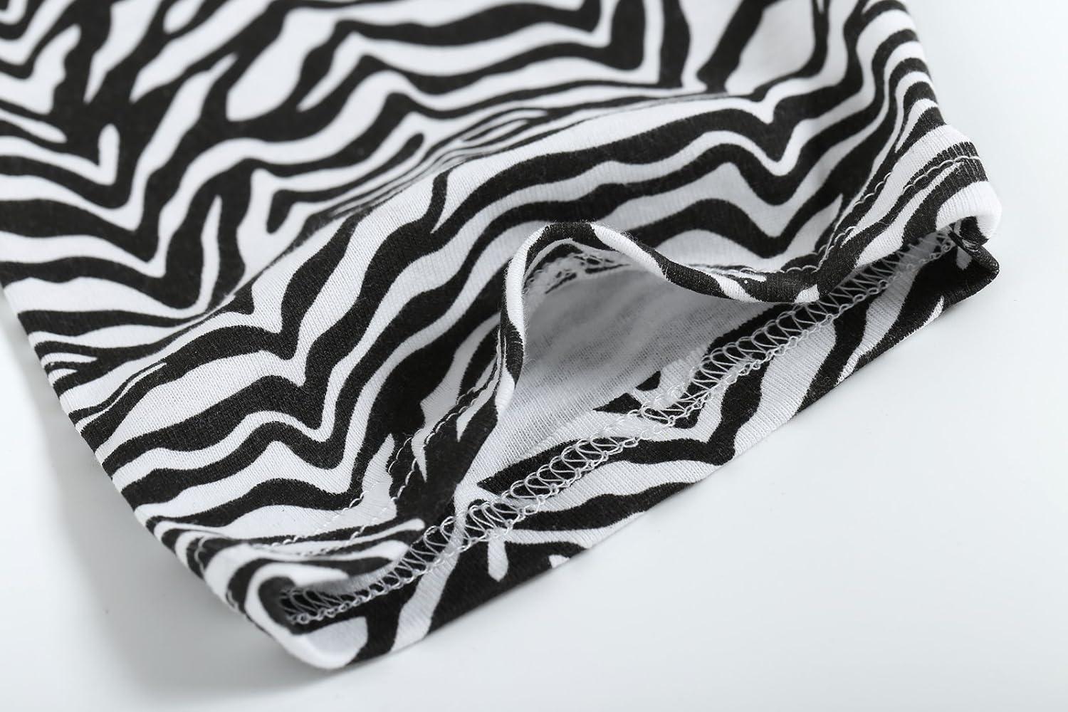 imageFamily Feeling Giraffe Little Girls Short Pajamas 100 Cotton ClothesWhiteBlack
