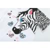 Family Feeling Giraffe Little Girls’ Short Pajamas 100% Cotton Clothes(White/Black)