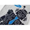 Family Feeling Little Boys Pajamas Sets 100% Cotton Long sleeve Pjs(Robot/F2)