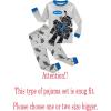 Family Feeling Little Boys Pajamas Sets 100% Cotton Long sleeve Pjs(Robot/F2)