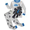 Family Feeling Little Boys Pajamas Sets 100% Cotton Long sleeve Pjs(Robot/F2)