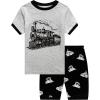 Family Feeling Little Boys Train Pajamas Short Sets 100% Cotton Kid 6