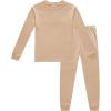 Family Feeling Size 16 Little Girls Boys Snug-Fit Pajamas Short Sets 100% Cotton Red Pjs Clothes Kid