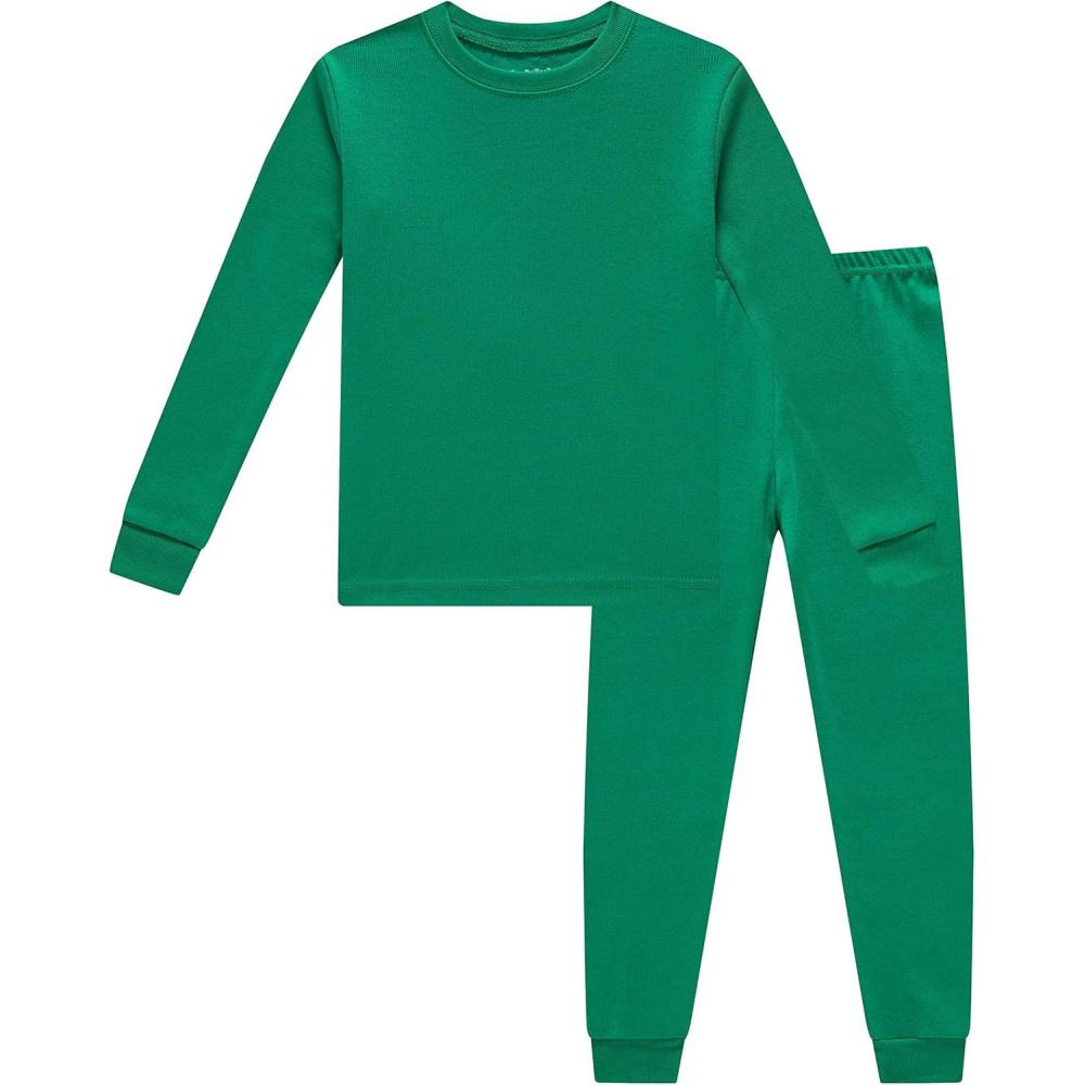 imageFamily Feeling Size 16 Little Girls Pajamas Short Sets 100 Cotton Red Pjs Clothes Kid
