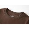 Family Feeling Boys Short Sleeve Crewneck Kids T-Shirts Top Girls Tee(Brown)