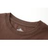 Family Feeling Boys Short Sleeve Summer Crewneck Kids T-Shirts One Piece Girls Tee(Brown)
