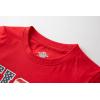 Family Feeling Boys Short Sleeve Summer Crewneck Kids T-Shirts One Piece Girls Tee(American Flag-red)